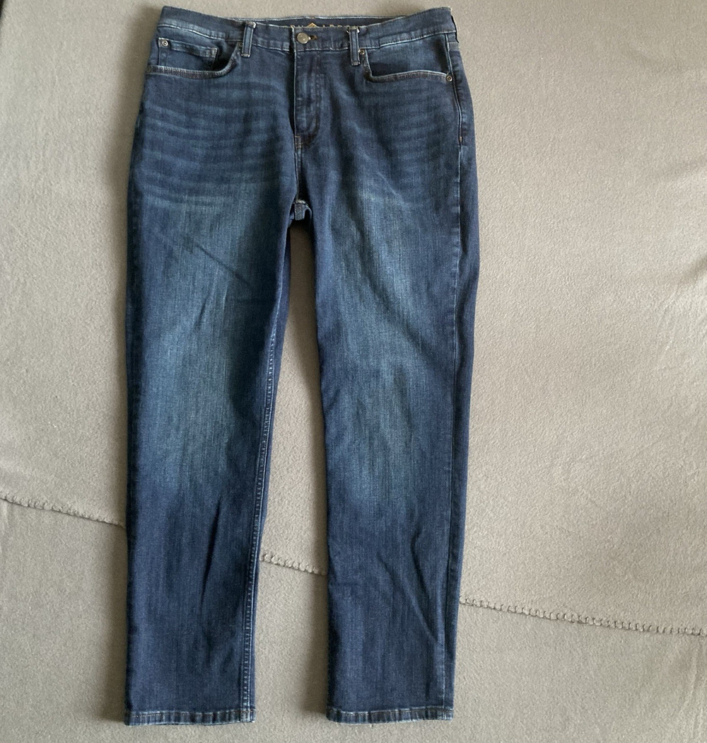 Joseph Abboud Slim Fit Jeans Men's 36x30 Dark Wash Blue Stretch Denim